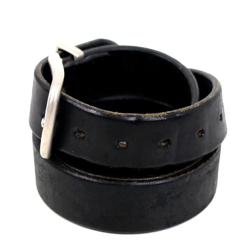 MOD DEPOSE SADDLE BLACK GENUINE LEATHER 1 1/8